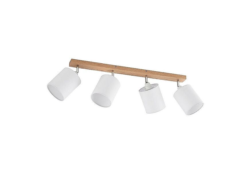 Lindby Deckenstrahler Imarin, Holz IP20, 4 x 15 W LED günstig online kaufen