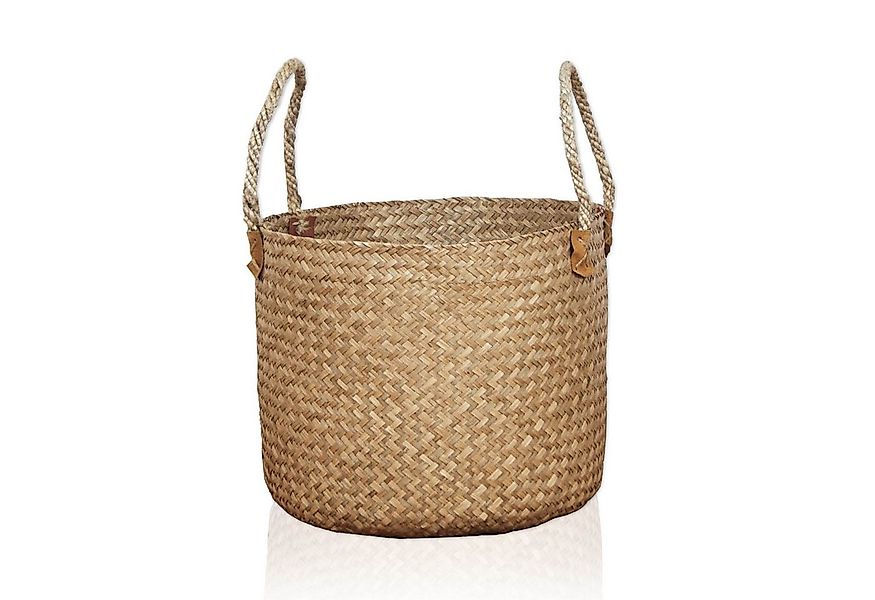 Lycce Wäschekorb Aufbewahrungsbox RONG Wäschekorb Seegras mit praktischen T günstig online kaufen