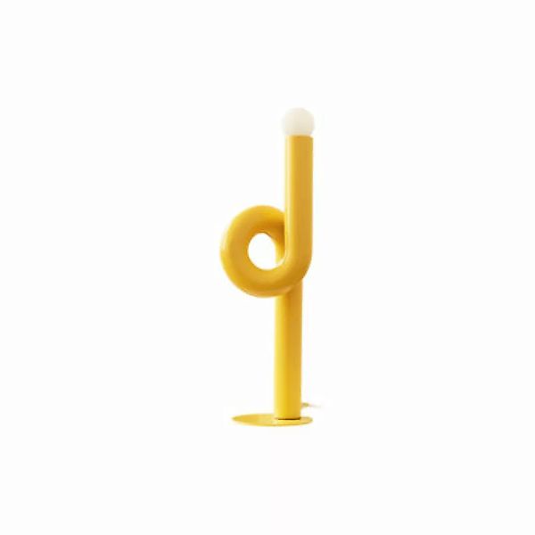 Tischleuchte Mini Petite Modulation metall gelb / H 45 cm - Made in Design günstig online kaufen