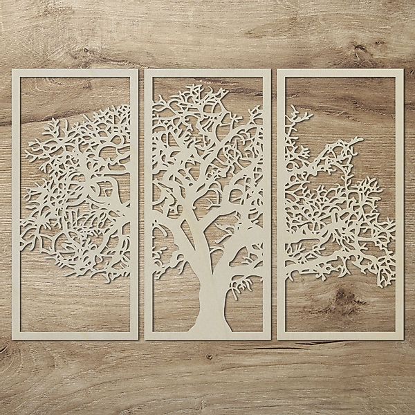 Namofactur Wanddekoobjekt XXL Baum im Rahmen günstig online kaufen