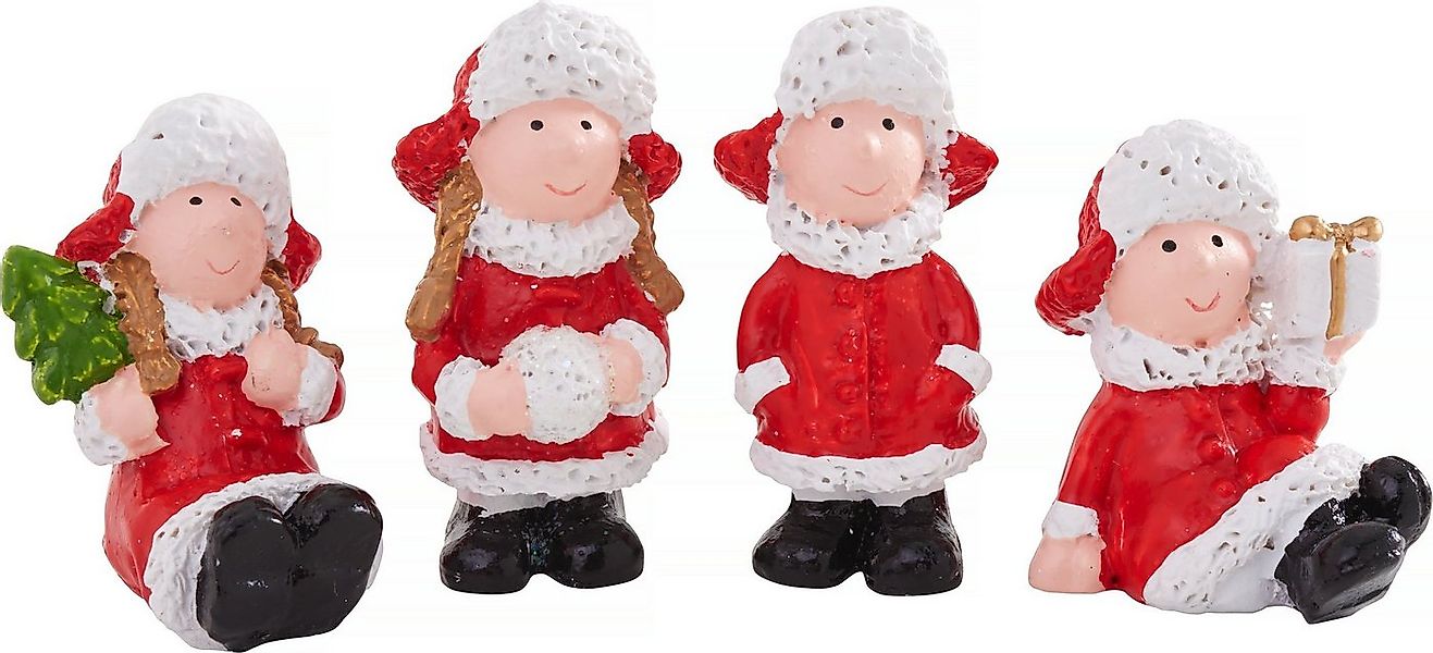 VBS Dekofigur VBS Mini Winterkinder, 4 Stück (4 St) günstig online kaufen