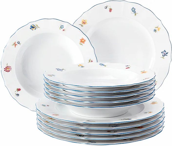 Seltmann Weiden Tafelservice »Teller Set, Geschirr-Set Sonate Nostalgie« Te günstig online kaufen