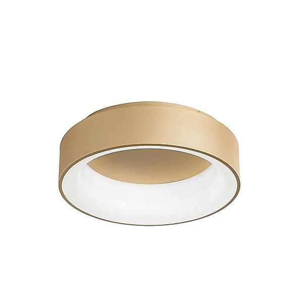 LED-Deckenlampe Noah, goldfarben, Ø 45 cm, Metall, CCT günstig online kaufen