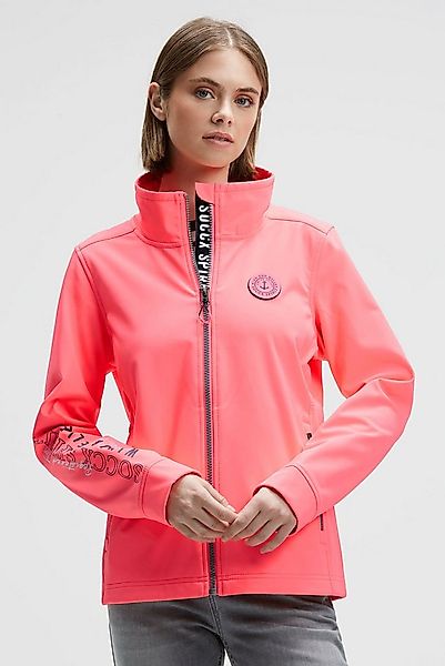 SOCCX Softshelljacke mit Stehkragen günstig online kaufen