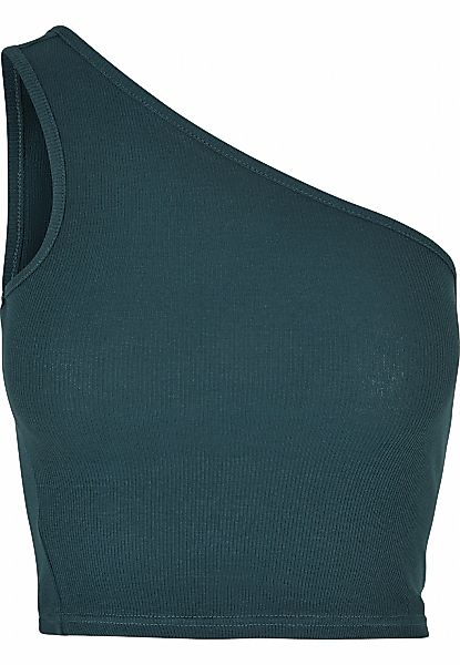 URBAN CLASSICS Tanktop "Urban Classics Damen Ladies Cropped Asymmetric Top" günstig online kaufen