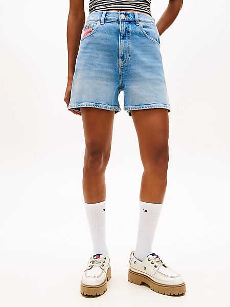 Tommy Jeans Jeansshorts "MOM SHORT RWB BJ8131" Straight Fit, Baumwoll-Mix m günstig online kaufen