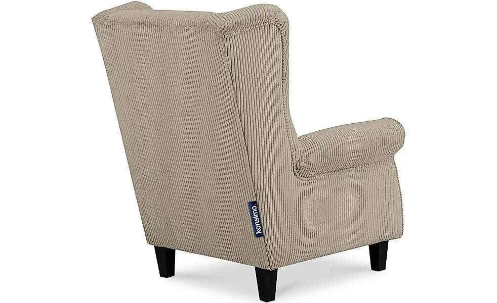 KONSIMO Ohrensessel  Miles ¦ braun ¦ Maße (cm): B: 82 H: 105 Polstermöbel > günstig online kaufen
