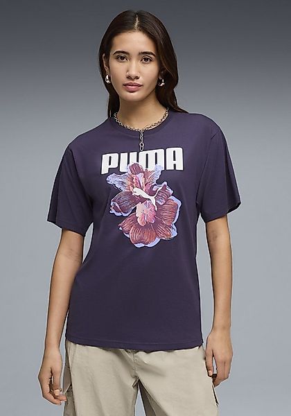 PUMA T-Shirt GRAPHICS RELAXED FLOWER TEE lockere Passform, Kurzarm, Rundhal günstig online kaufen