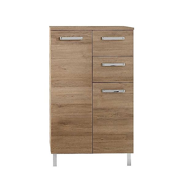 Midischrank Badschrank in modernem Design - Eiche San Remo günstig online kaufen