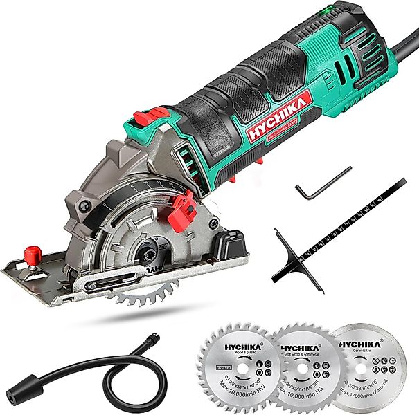 HYCHIKA Handkreissäge HYCHIKA Mini-Handkreissäge mit 3 günstig online kaufen