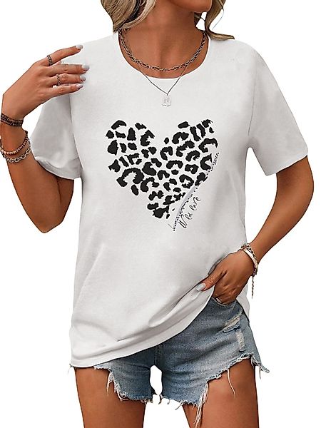 PYL Kurzarmbluse Damen Sommer Casual Kurzarmbluse günstig online kaufen