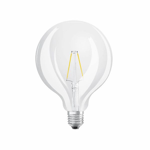 LED-Leuchtmittel Globe G125 E27, 2,5 W klar Filament 2.700 K günstig online kaufen