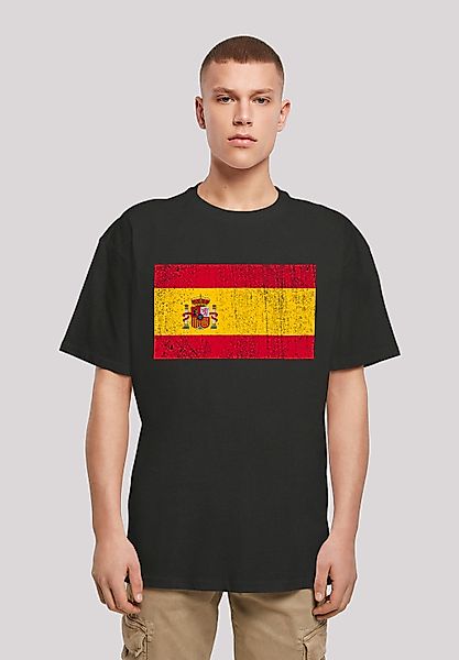 F4NT4STIC T-Shirt "Spain Spanien Flagge distressed", Print günstig online kaufen