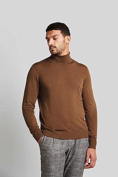 bugatti Rollkragenpullover aus 100 % Merinowolle günstig online kaufen