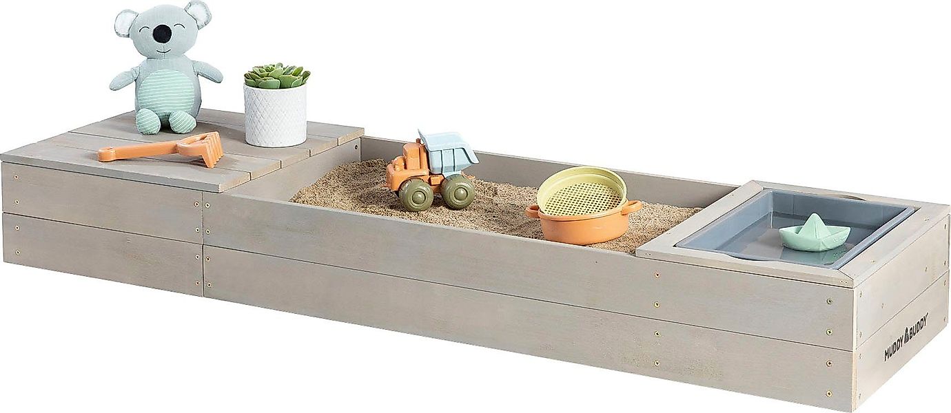 MUDDY BUDDY® Sandkasten Space Saver, warmgrau, günstig online kaufen