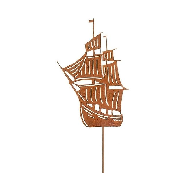 Linoows Dekoobjekt Gartenstecker "Segelschiff", maritimer Beetstecker günstig online kaufen