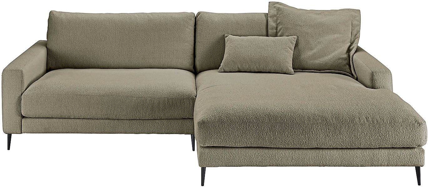 Home affaire Ecksofa »Downtown, B/T/H: 272/190/84 cm L-Form« weicher Sitzko günstig online kaufen