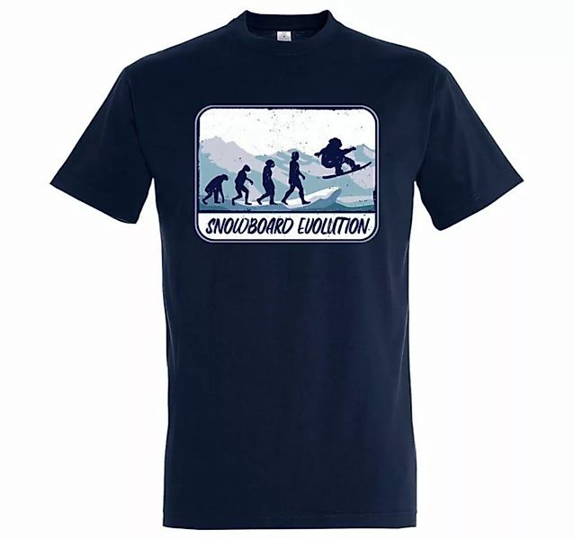 Youth Designz T-Shirt Snowboard Evolution Herren Shirt mit trendigem Frontp günstig online kaufen