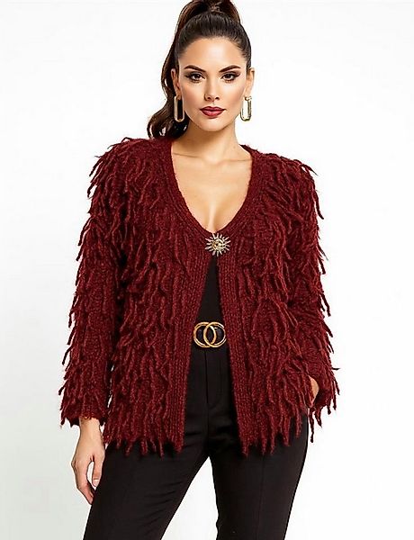 Worldclassca Cardigan WORLDCLASSCA Strickjacke Cardigan Fransen Strickpulll günstig online kaufen