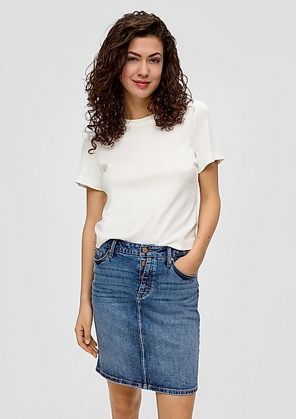 s.Oliver Minirock Rock Schmaler Jeansrock günstig online kaufen