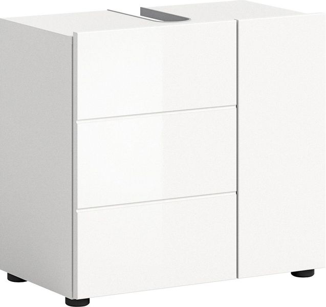 welltime Waschbeckenunterschrank "BIEL, TOPSELLER, Breite 60 cm, 1 Tür, 2 F günstig online kaufen