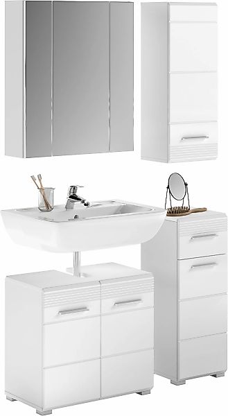 INOSIGN Badmöbel-Set "Malmö, 4 teilig, bestehend aus:" Set, 4 Stk. tlg. Was günstig online kaufen