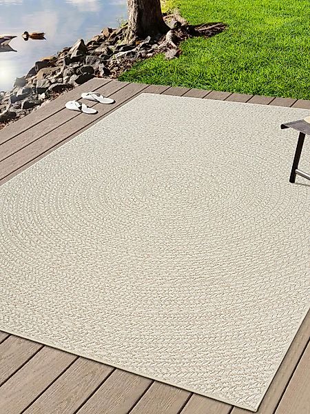 the carpet Teppich "Kansas" rechteckig 1 mm Höhe moderner robuster In und O günstig online kaufen