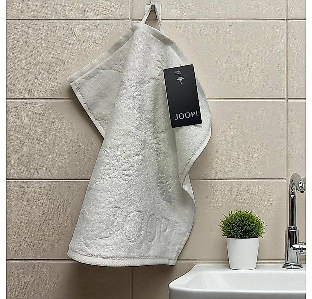 JOOP! Handtücher Uni Cornflower 1670 Weiß, 100% Baumwolle günstig online kaufen