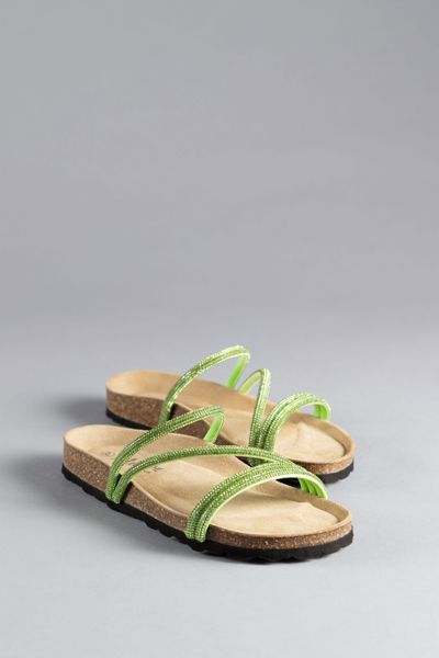Aniston SHOES Pantolette, Sommerschuh, Strandschuh, Glitzersteine günstig online kaufen