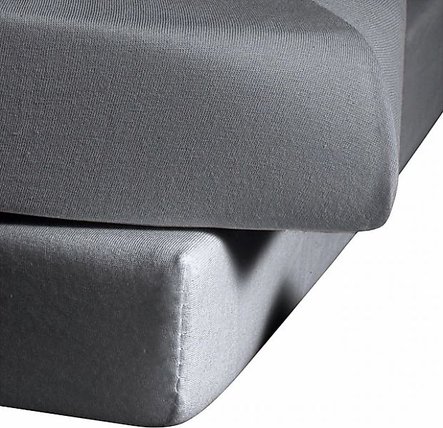 fleuresse Spannbettlaken »Ines hochwertiger Jersey aus reiner Baumwolle,«, günstig online kaufen