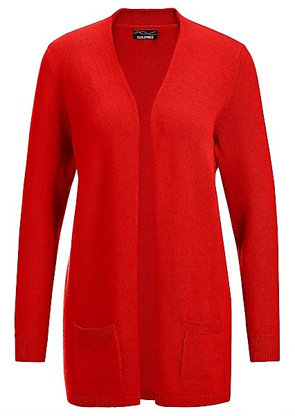 GOLDNER Strickjacke "Kurzgröße Langarm Feinstrick-Cardigan" Ohne günstig online kaufen