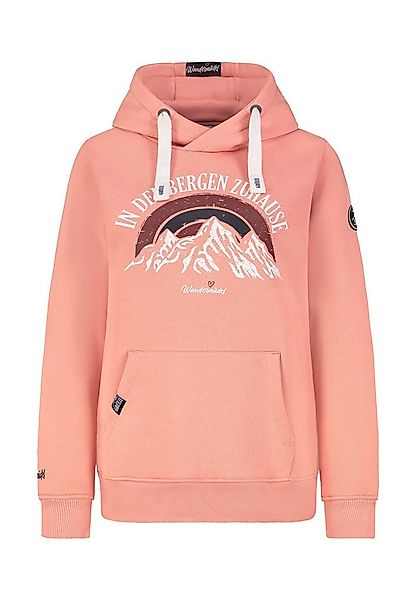 SUBLEVEL Kapuzenpullover Damen Hoodie Kapuzenpullover Bergprint Sweater, Ka günstig online kaufen