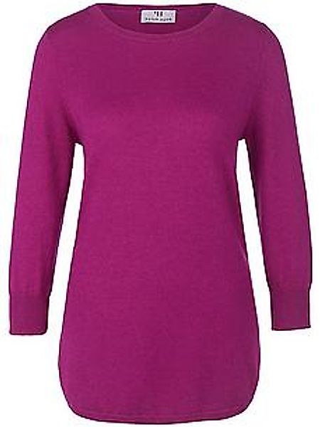 Rundhals-Pullover aus Seide und Kaschmir Peter Hahn pink günstig online kaufen