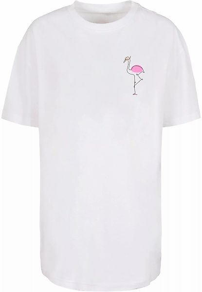 Merchcode T-Shirt "Merchcode Damen Ladies Flamingo Oversized Boyfriend Tee" günstig online kaufen