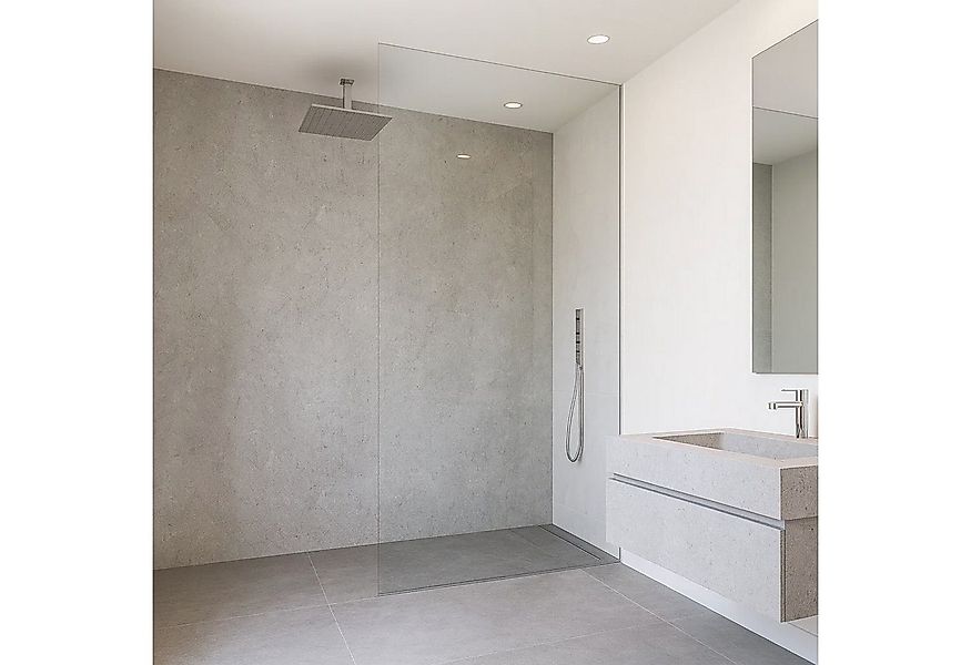 neu.haus Duschrückwand, (Set, 4-tlg), Wandpaneel »Bladel« 120 x 60 cm Concr günstig online kaufen