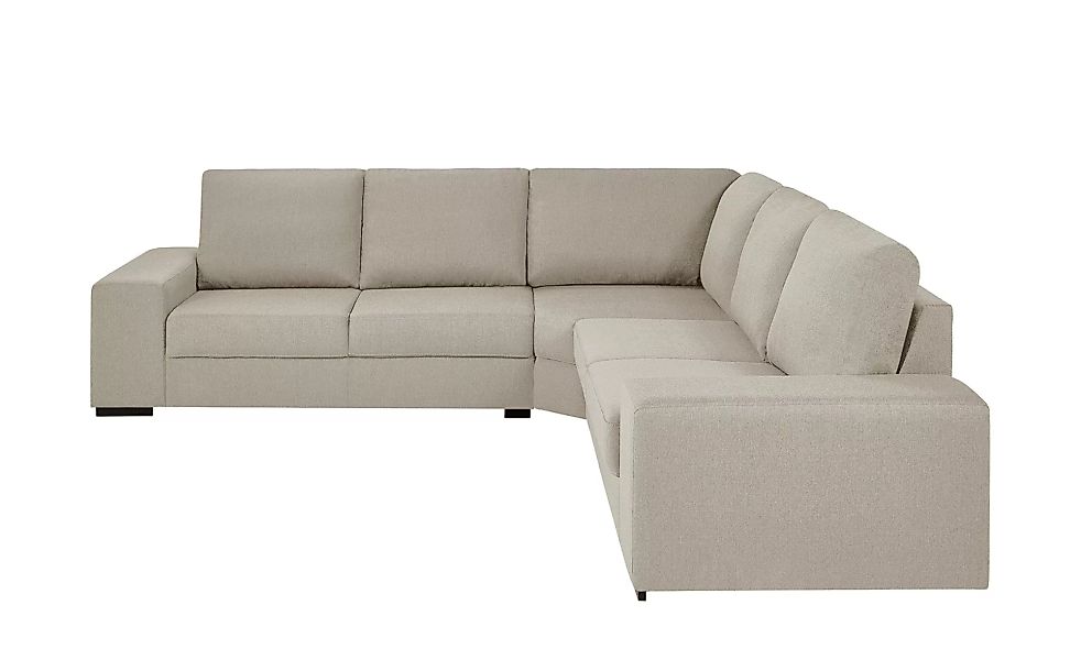 Ecksofa - beige - 90 cm - Polstermöbel > Sofas > Ecksofas - Möbel Kraft günstig online kaufen