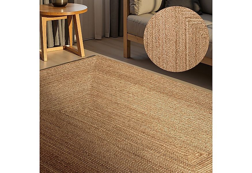 HANSE Home Teppich Sharmila Juteteppich, rechteckig, Höhe: 9 mm, 100% Jutef günstig online kaufen