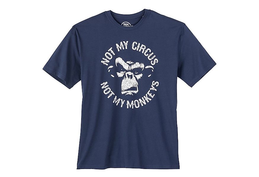 Iron Stitch Print-Shirt Iron Stitch Übergrößen T-Shirt Not my Circus denimb günstig online kaufen