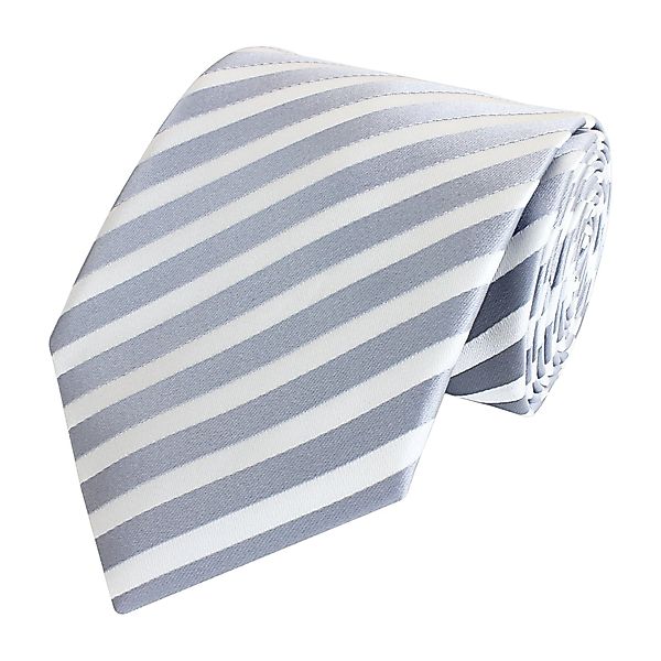 Fabio Farini Krawatte Graue Herren Krawatten - klassische Männer Schlipse i günstig online kaufen