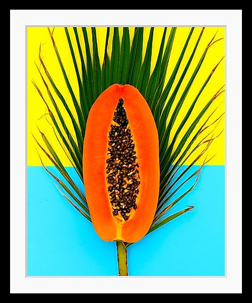 queence Bild »Papaya«, Obst-Obst Bilder-Blätter-Essen-Lebensmittel, HD Prem günstig online kaufen