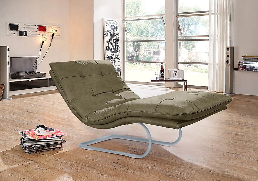 W.SCHILLIG Relaxliege "daily dreams" in Waffelkissen-Optik, wahlweise mit M günstig online kaufen