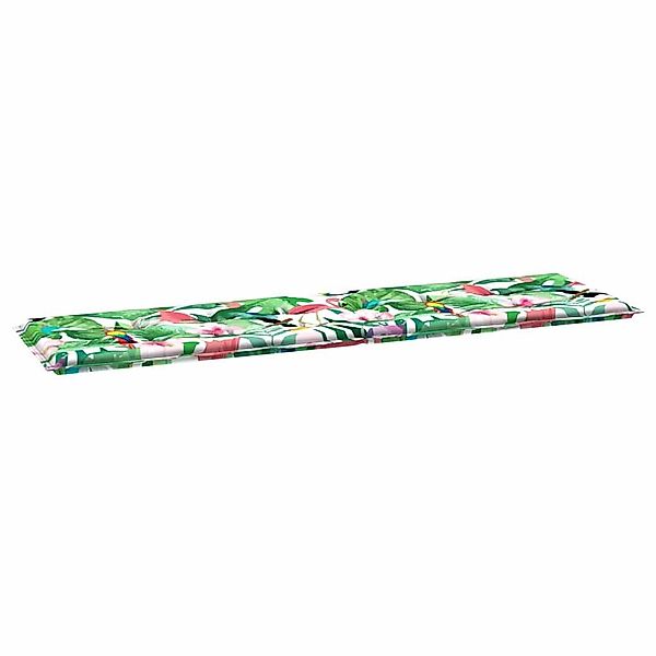 vidaXL Sitzauflage Gartenbank-Kissen Grün und Rosa günstig online kaufen
