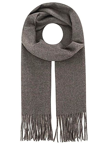 Zwillingsherz Schal ""Wollmix Uni"", mit Fransenabschluss günstig online kaufen