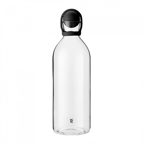Stelton - Cool-It Karaffe 1,5L - schwarz/transparent/H 31cm/Ø 9,6cm/Öffnung günstig online kaufen