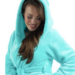 CelinaTex Bademantel Morgenmantel Damen kurz Fleece günstig online kaufen