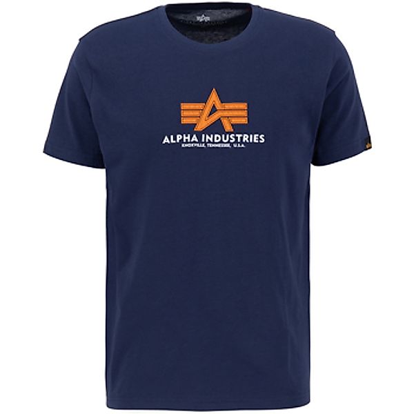 Alpha Industries  T-Shirt Basic T Rubber - ultra navy günstig online kaufen