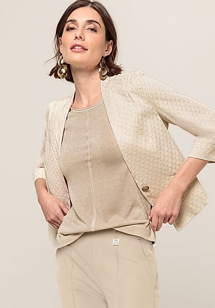 bianca Kurzblazer ABBY in coolem Minimaldessin günstig online kaufen