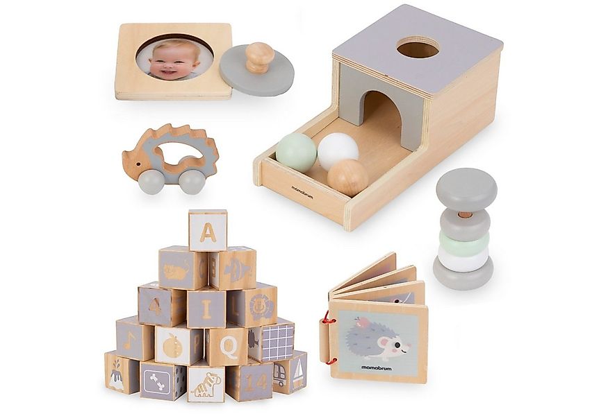 Mamabrum Lernspielzeug Holzspielzeug-Set - Montessori Lernspielzeug für Kle günstig online kaufen