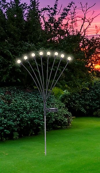 GLOBO LIGHTING LED Solarleuchte "SOLAR", 8 flammig, Leuchtmittel LED-Modul günstig online kaufen
