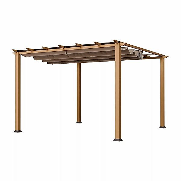 Paragon Outdoor Pergola Florida Aluminium/Textil 350 cm x 350 cm x 2350 cm günstig online kaufen